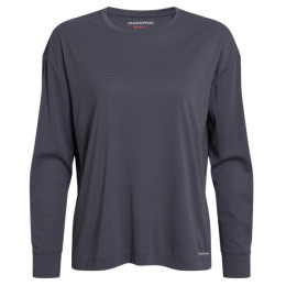 Maglietta da donna Craghoppers NosiLife SolarShield+ Long Sleeved T-Shirt grigio scuro Anthracite