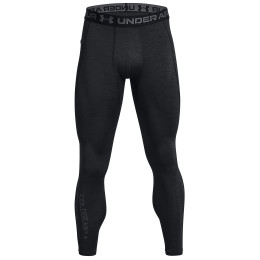 Pantaloni termici da uomo Under Armour CG Armour Twist Lgs nero/grigio Black / / Pitch Gray