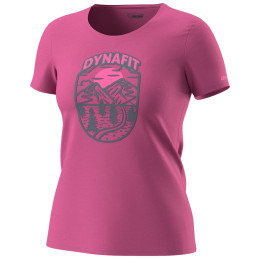 Maglietta da donna Dynafit Graphic Co W S/S Tee rosa 6A51 - magenta/HORIZON
