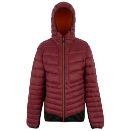 Giacca da uomo Regatta Hooded Leedre Hybrid rosso DkMaroon/Blk