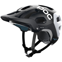 Casco da ciclismo POC Tectal Race Spin nero/bianco UraniumBlack/HydrogenWhite