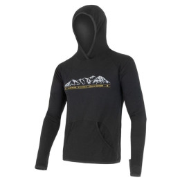 Felpa da uomo Sensor Merino Upper Hory nero Black