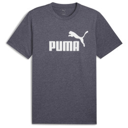 Maglietta da uomo Puma Ess No. 1 Logo Heather Tee blu scuro New Navy