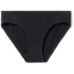 Mutandine sportive da donna Smartwool W Intraknit Bikini Boxed nero BLACK