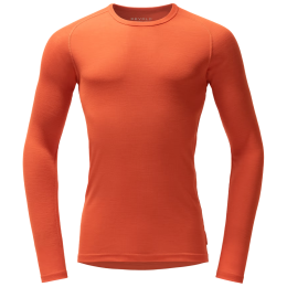 Maglietta funzionale da uomo Devold Adventure Merino 190 Shirt Man arancione Brick