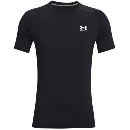 Maglietta da uomo Under Armour HG Armour Fitted SS nero Black//White