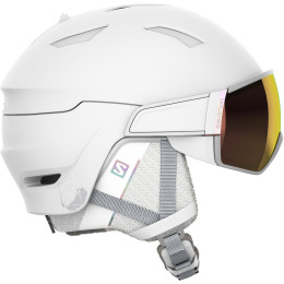 Casco da sci da donna Salomon Mirage White Ruby bianco White(PantoneBrightWhite)