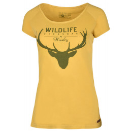 Maglietta da donna Husky Deer L giallo CreamyYellow