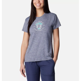 Maglietta da donna Columbia Sloan Ridge™ Graphic SS Tee grigio Nocturnal Heather, Naturally Boundless