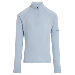 Maglietta sportiva per bambini Icebreaker K 260 Tech LS Half Zip azzurro Zinc Blue