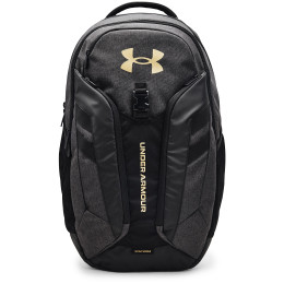 Zaino Under Armour Hustle Pro Backpack grigio/nero Black Medium Heather / Black / Metallic Gold