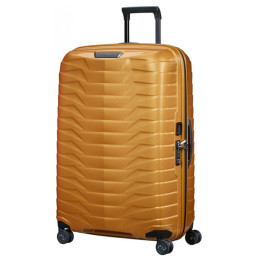 Valigia da viaggio Samsonite Proxis Spinner 75 oro Honey Gold