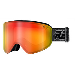 Occhiali da sci Relax X-Fighter nero/arancio Black