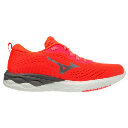 Scarpe da donna Mizuno Wave Revolt 2 rosso/grigio FieryCoral/MetallicGray/QuietShade
