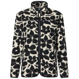 Felpa da donna Regatta Womens Frankie Borg Full Zip nero/beige MonoShadFlor