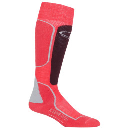 Calze al ginocchio da donna Icebreaker Women`s Ski+ Medium OTC (2018) rosa Prism/Velvet/Smoke