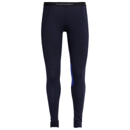 Pantaloni termici da donna Icebreaker 260 Zone Leggings blu scuro MidnightNavy/RoyalNavy