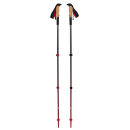 Bastoncini da trekking Black Diamond Pursuit Shock Trekking Poles grigio/rosso Steel Grey-Octane