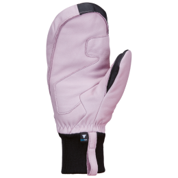 Guanti da sci da donna SnowLife SMitten Leather W´s rosa rose