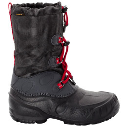 Stivali da neve per bambini Jack Wolfskin Iceland Texapore High K nero Black/Red