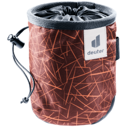 Sacchetto porta magnesite Deuter Gravity Chalk Bag I rosso graphite mountain-redwood