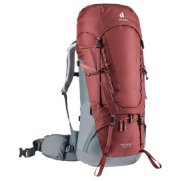 Zaino da donna Deuter Aircontact 40+10 SL grigio/rosso RedwoodTeal