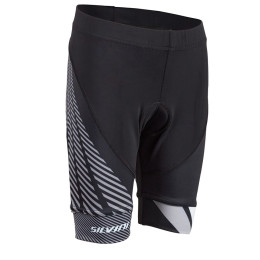 Pantaloni da bambino Silvini Team CP1436 nero/bianco black-cloud