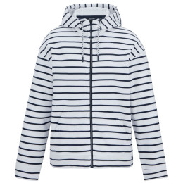 Felpa da donna Regatta Bayletta Hoody bianco/blu Wht/NvyStrpe