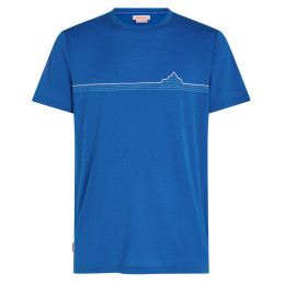 Maglietta da uomo Icebreaker Men Merino 150 Tech Lite SS Tee Range Stripes