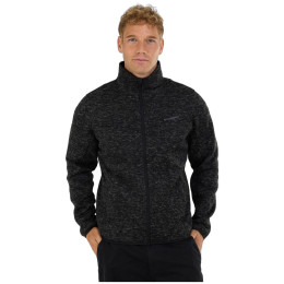 Felpa funzionale da uomo Fundango Cruz Knit Fleece Jacket grigio chiaro grey heather
