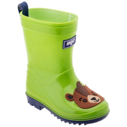 Stivali da pioggia per bambini Bejo Cosy Wellies Kids verde LimeGreen/EstateBlue