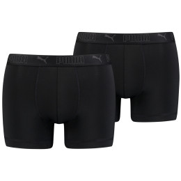 Boxer da uomo Puma Sport Microfiber Boxers 2P nero Black