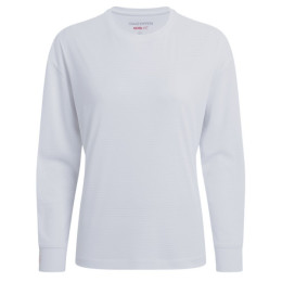 Maglietta da donna Craghoppers NosiLife SolarShield+ Long Sleeved T-Shirt bianco White