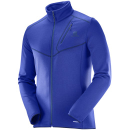 Felpa da uomo Salomon Discovery Fz M blu SurfTheWeb