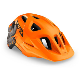 Casco da ciclismo per bambini MET Eldar Octopus arancione