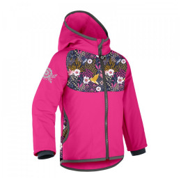Giacca softshell per bambini Unuo Softshell Fleece Basic rosa/blu