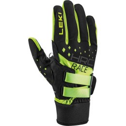 Guanti da sci di fondo Leki HRC Race Shark nero/verde black-neon yellow