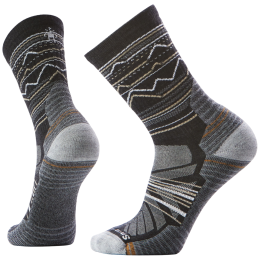 Calze Smartwool Hike Light Cushion Mountain Range Crew nero/grigio CHARCOAL/LIGHT GRAY