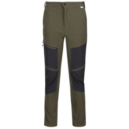 Pantaloni da uomo Regatta Questra IV verde DkKhaki/Blac