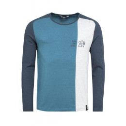 Maglietta da uomo Chillaz Into The Wild blu multicolor blue melange