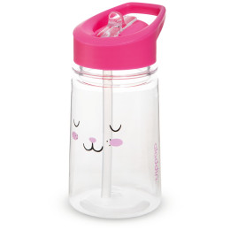 Bottiglia per bambini Aladdin Zoo Flip & Sip 430 ml rosa Bunny