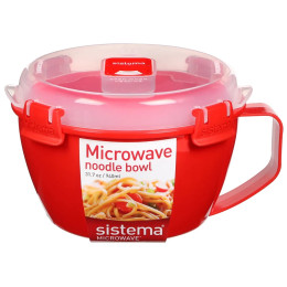 Ciotola per noodle Sistema Noodle Bowl Microwave rosso red