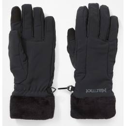 Guanti da donna Marmot Wm's Fuzzy Wuzzy Glove (DWR) nero Black