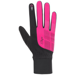 Guanti Etape Skin WS+ nero/rosa Black/Pink