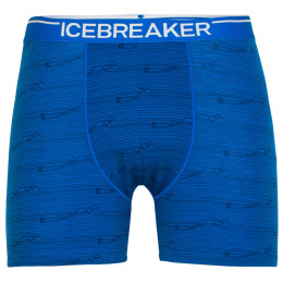Boxer da uomo Icebreaker Mens Anatomica Boxers blu/nero lazurite/midnight navy/aop