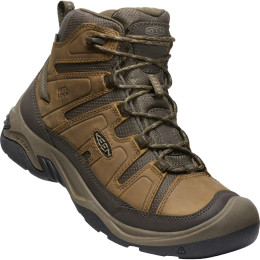 Scarpe da trekking da uomo Keen Circadia Mid Wp Men marrone bison/brindle