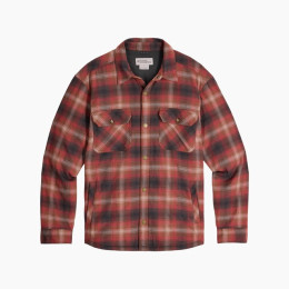 Camicia da uomo Royal Robins M Vista Flannel Shacket rosso Spice Grizzly Pld
