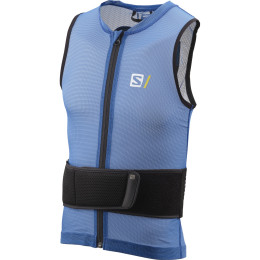 Protezione della spina dorsale per bambini Salomon Flexcell Pro Vest Jr blu RaceBlue