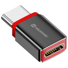 Adattatore Swissten Dataguard With Data Blocking USB-C (Male) / USB-C (Female)