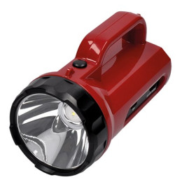 Torcia ricaricabile Solight LED 5W rosso red